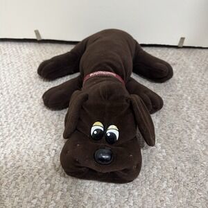 Vintage Pound Puppies Plush Toy Floppy Puppy Stuffed Animal Tonka 1985 Brown
